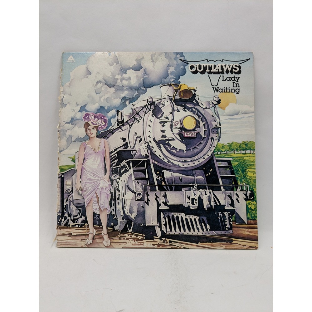 Outlaws Lady In Waiting Vinyl LP 1976 Arista AL 4070 Southern Rock Gatefold